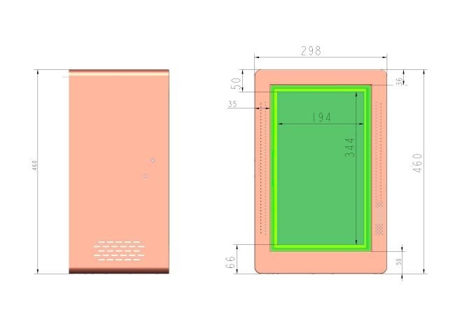 15.6 Inch Transparent Digital Display Cabinet for Brand Showcase and Visual Marketing Display