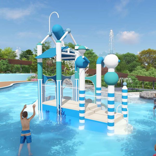 Custom Modular Water Slides for Water Houses FRP  304 Stainless Steel  Straight Spiral  Wide Slides