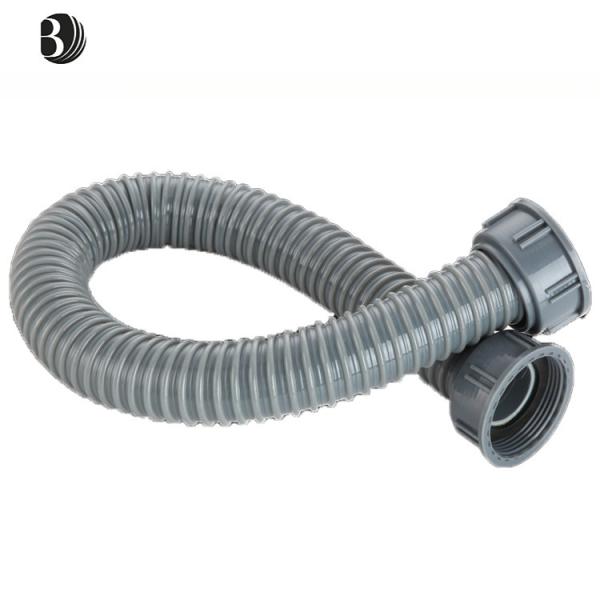 Kitchen sink double thread connecting pipe basin drainage hose fittings of food waste processor