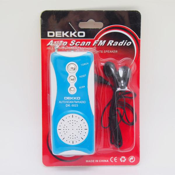 Blister Card Packing Fm Speaker Radio Small Battery Powered