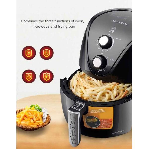 Monda 4.5L Smart Air Fryers Home 1500 Watt 4.8 Quart