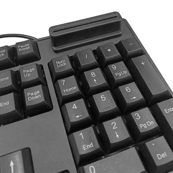 Best Selling Low Profile Smart Card USB Keyboard Smart Card Reader USB Keyboard
