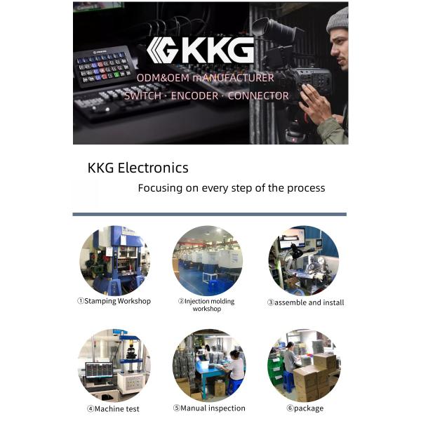 36mm 5 Keyboard Push Button Switch , 240gf-280gf Led Tact Switch