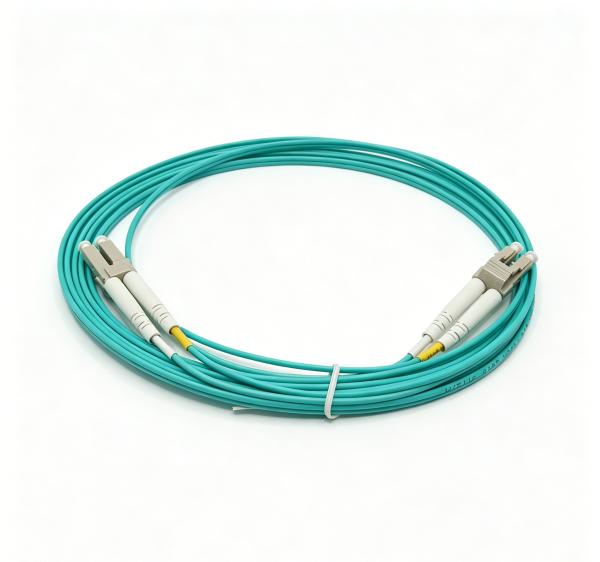 3M 100G OM4 Multimode LC/UPC Duplex Patch Cable With Low Insertion Loss