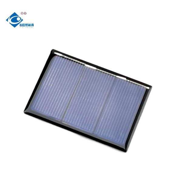 0.43W personalizou o carregador poli ZW-6545 dos painéis solares de bateria de lítio de Mini Epoxy Solar Panel 1.5V