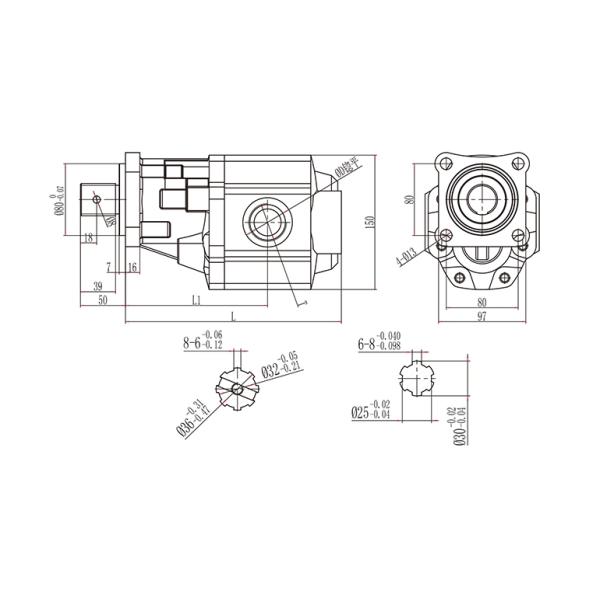 High Pressure Cbhs-F Hydraulic Pump Gear Pump for Forklift