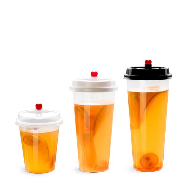 чашка 500ml 16oz штейновая PP BPA свободная Boba пластиковая