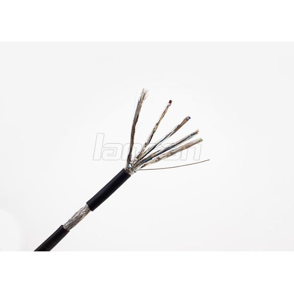 Гибкий провод кабеля ethernet 1FT/CAT6A сел обнаженный медный Humanized дизайн на мель