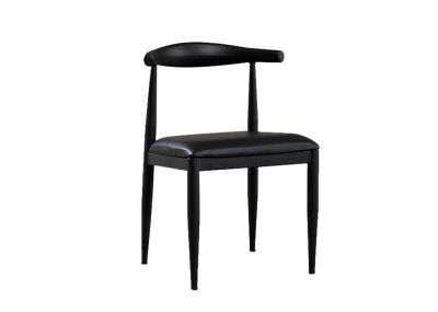 Fabric With Walnut Finish 49*54*75 CM PU Dining Chairs