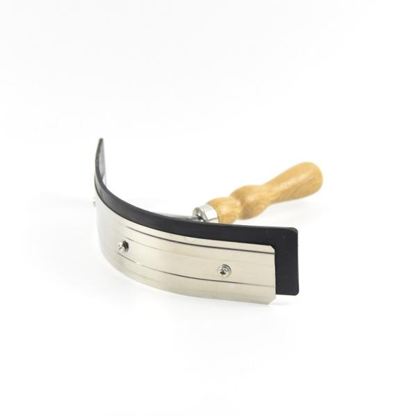 Шабер 21.5км * 22.8км пота лошади нержавеющей стали с ровной деревянной ручкой