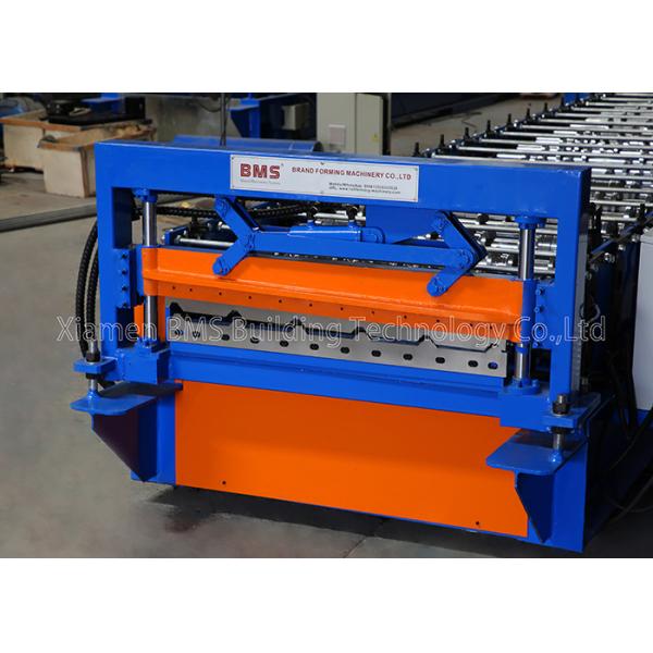 0.8mm Color Steel Roof Panel Machine With 5T Manual Decoiler