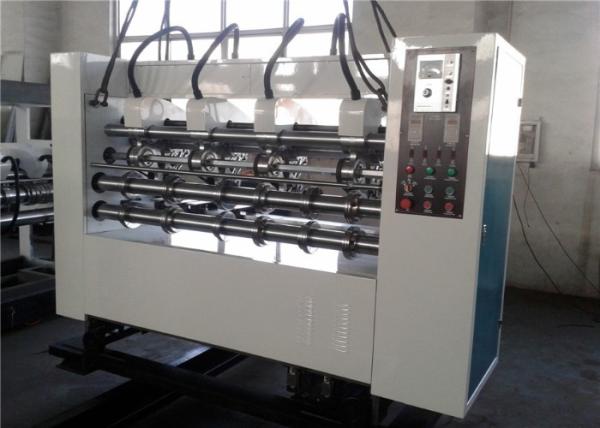 Corugated Thin Blade Slitter Scorer Machine Left Right Moving 80 m/Min