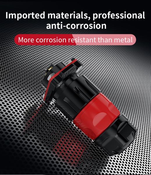Cnlinko YM 24 2 Pin Plastic Circular Single Hole Waterproof Aviation Plug Connector Male and Female Socket Industrial Connectors