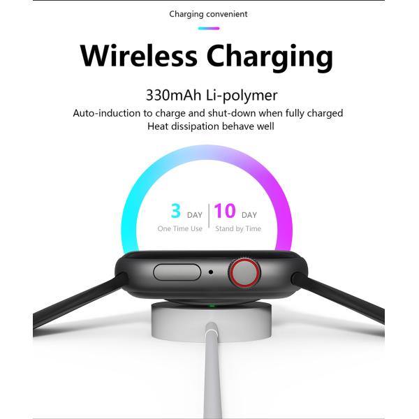 1,78» игр музыки Smartwatch дистанционного управления 200mah