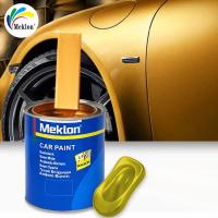 1k2k Ventes élevées Peinture de réparation de voiture écologique Peinture de voiture métallique or