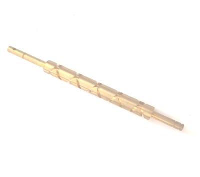 Precision Brass Steel Worm Gear Shaft 7.96mm Diameter 112mm Length