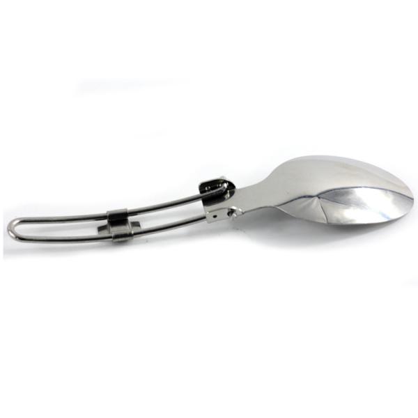 Stainless Steel Camping Dinnerware Set with Silver Cutlery Fork and Spoon Included