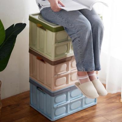 Escaninhos de armazenamento Lidded estanque multifuncionais, totalizador plástico dobrável ultraleve