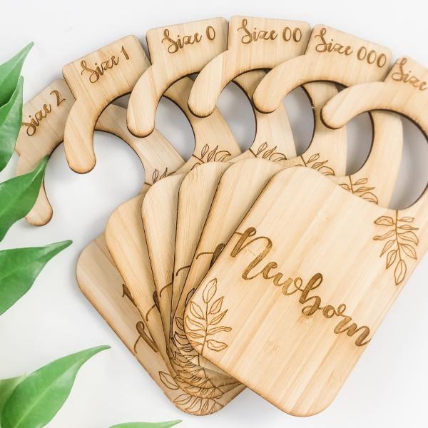 12 Pcs Baby Cloth Divider Card Hanging Clothes Closet Shelf Dividers Monthly  For Babies