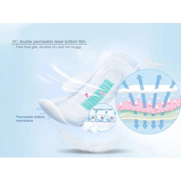 Daily Waterproof Anion Chip Long Overnight Sanitary Napkins