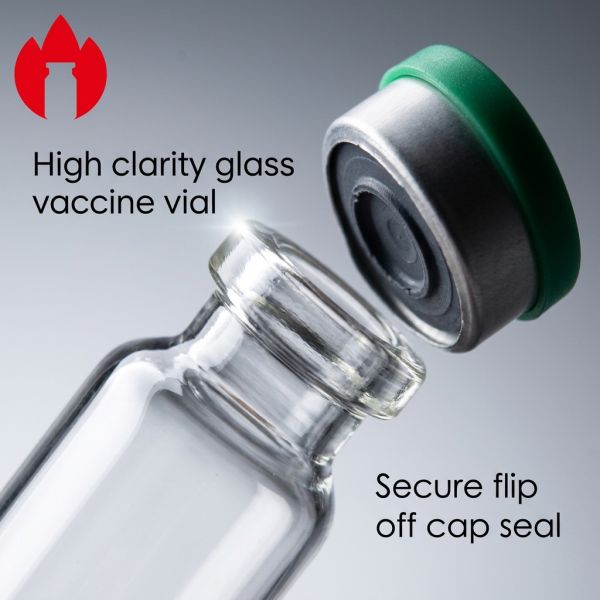 3ml Medicine Tubular Borosilicate Clear Glass Bottle Vial