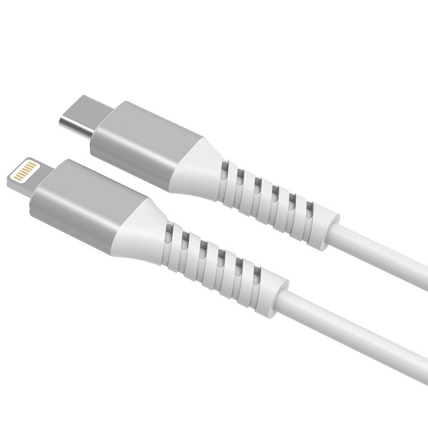 PVC 3A MFI 10cm Apple USB C To Lightning Cable Charger