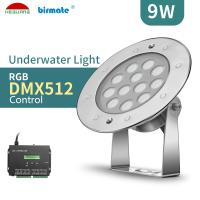 DMX512 el control RGBW llevó la luz subacuática DC12V del punto/el acero inoxidable de 24V 316L
