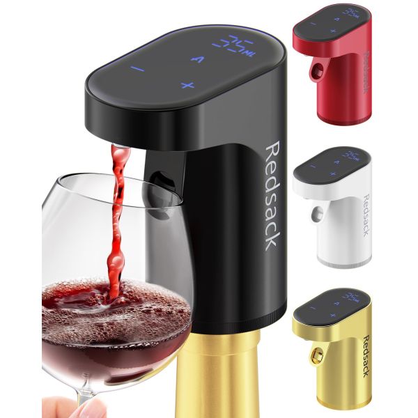 2026 Choisissez chaud Dispensateur de vin à aération instantanée Mini décanteur de whisky automatique portable