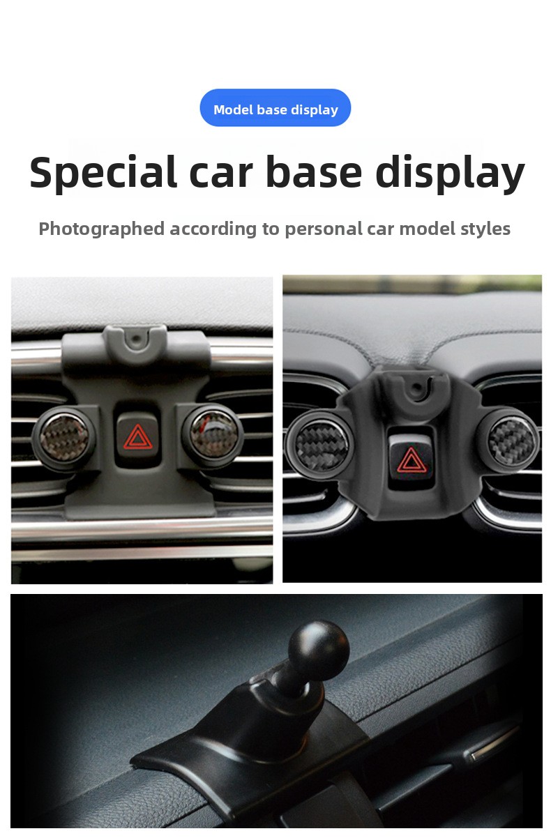 For Universal ABS Car Navigation Holder with Air Vent Gravity Phone Mount Accessory for Lexus Vehicles