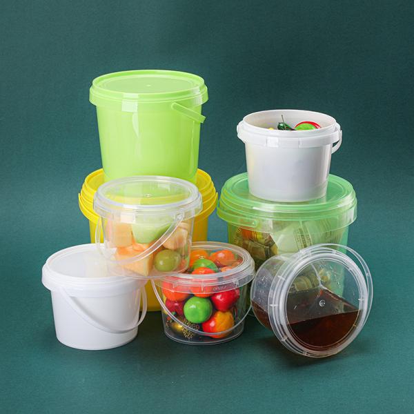 Plastic Deli Containers With Lids Ice Cream Containers Buckets Square Food Storage Containers Freezer Safe For Kitchen Party Drinks Snacks Fruits Desserts