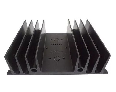 Customized Big Size Flat 6063 T5 Aluminium Heat Sink Profiles With Clear Anodized