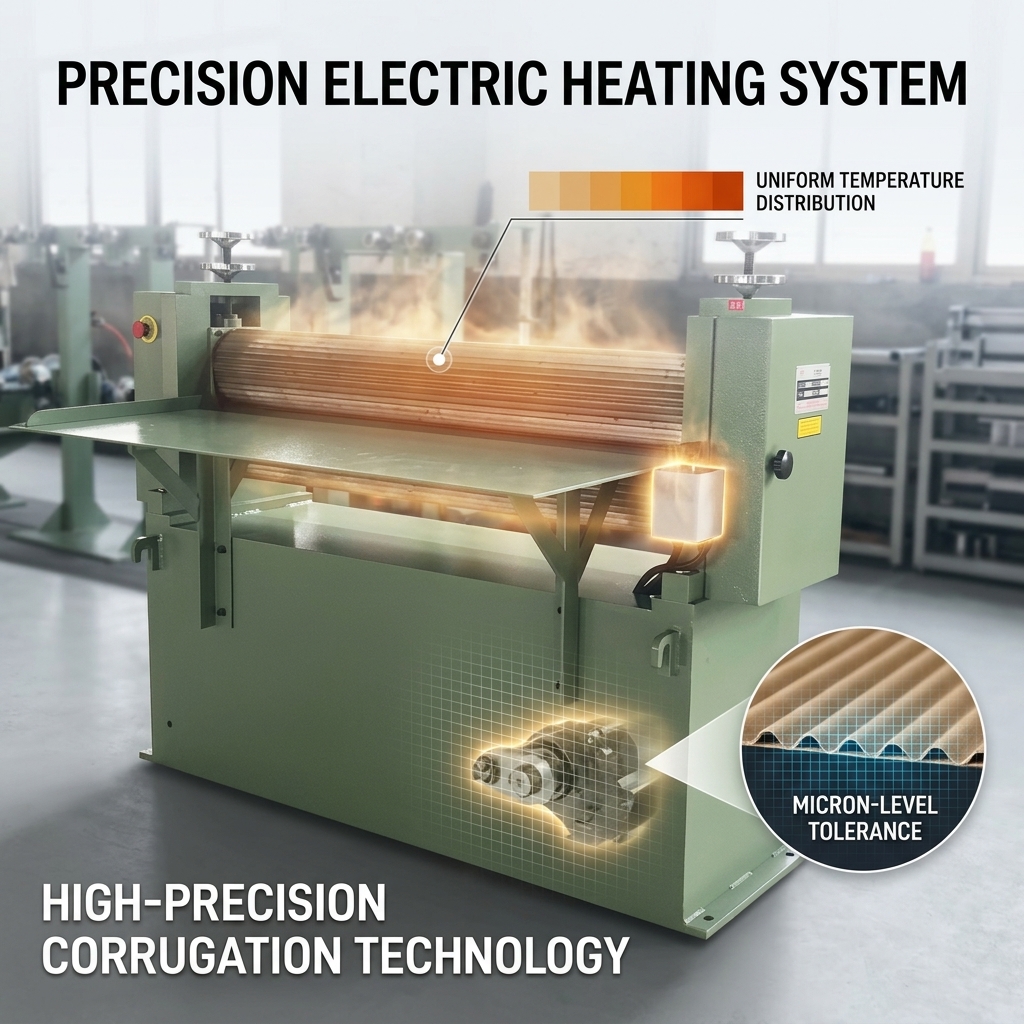 Transformer Insulation Paper Board Corrugating Machine Electric Heating System