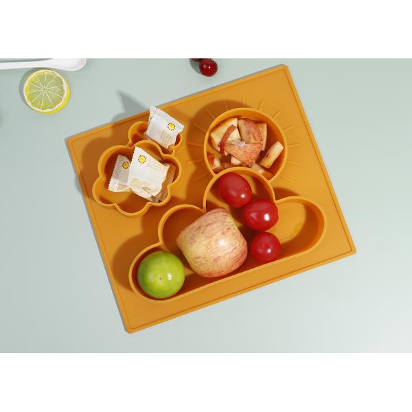 Baby Feeding Set Toddler Silicone Baby Tableware Kids Dining Dishes Plates