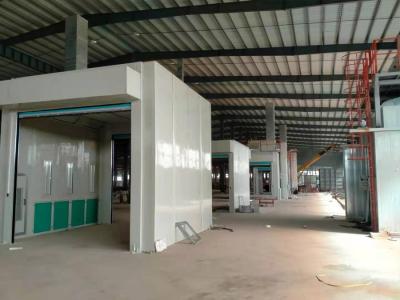 Paint Line For Truck Head Vehicle Refinish For Truck Spray Booth
