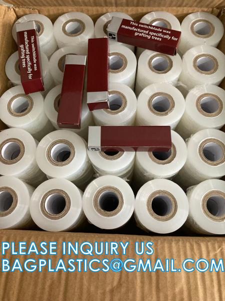 Grafting Tape, Each Roll 328 Feet, Stretchable Garden Grafting Tape, Self-Adhesive Plant Repair Tapes For Garden