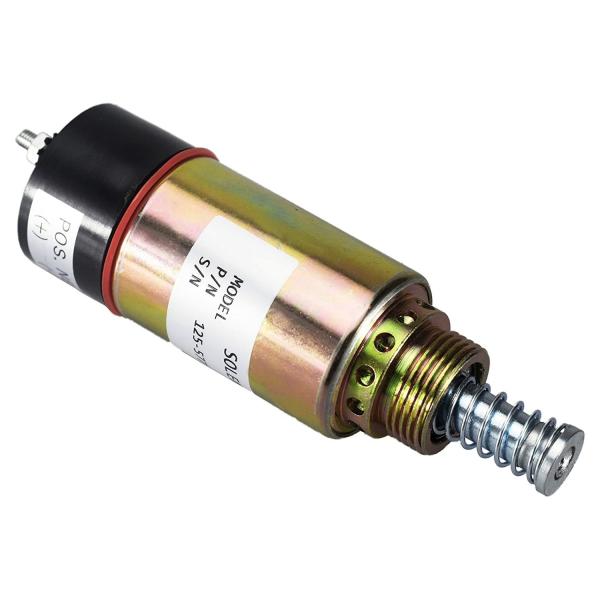 125-5771 Fuel Shut Off Solenoid 9X5312 For Caterpillar 3114 3116 3126 Engine 2 Terminals 12VDC