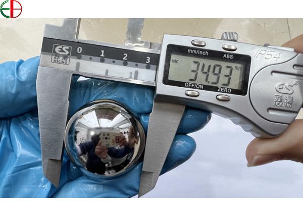 Bolas de metal de aço inoxidável do EB HRC 58 para alisar 440C 4mm 8mm para o rolamento