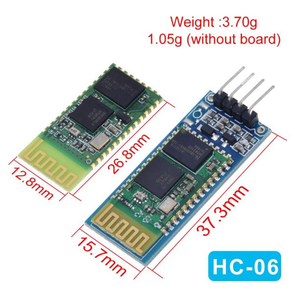 Модуль беспроводного Bluetooth HC-05 HC-06 RF-передатчик RS232 / TTL на UART-конвертер 4.0 аудиоадаптер