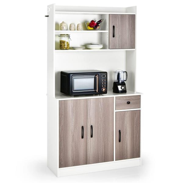 Cozinha sob medida com armário Mini Hotel Apartamento Cozinha Modular Melamina Armários de cozinha