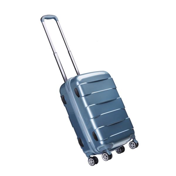 Upgrade Your Travel Essentials with Blue Luggage featuring Tsa Lock Durable PC Material and 360 Degree Spinner Wheels