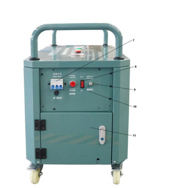 Máquina de recuperação de vapor de refrigerante R410A R134A 2HP Máquina de recarga de gás AC de reciclagem