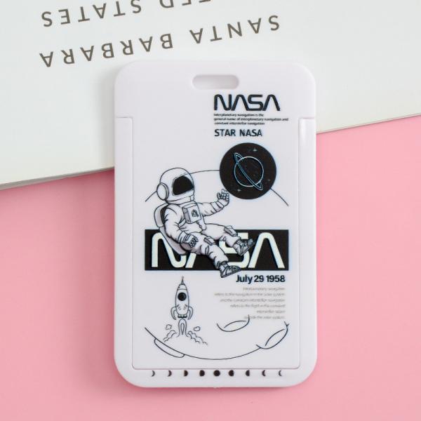 Silicone Card Holder Vertical With Lanyard Neck Strap Heavy Duty ID Card Business Card Offices Supplies