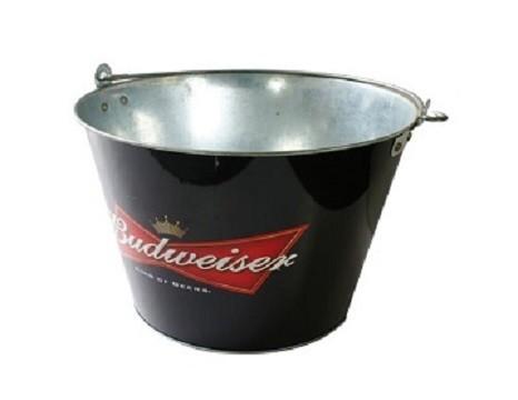 DADI Graphic Design 5L Tinplate Ice Bucket Cooler Tub Galvanized Wine Bucket for 6 Bottles Beer