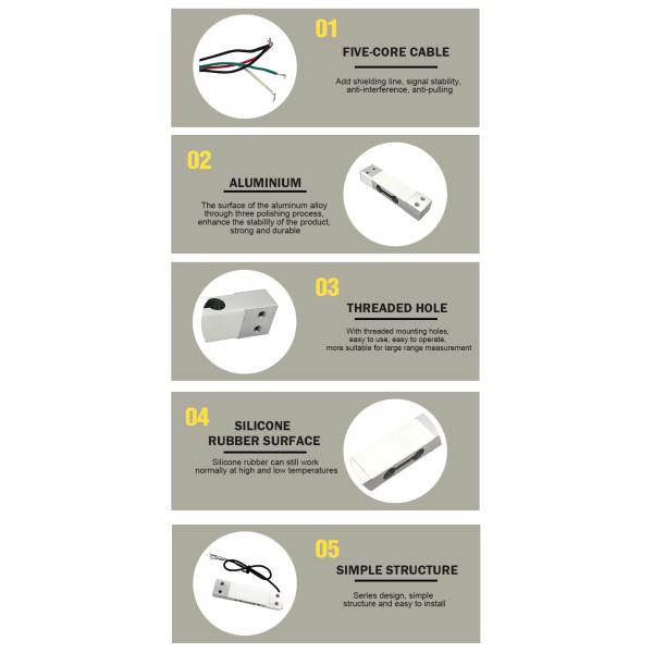 A601 Cellule de charge du capteur de pesage de 0,5 à 30 t