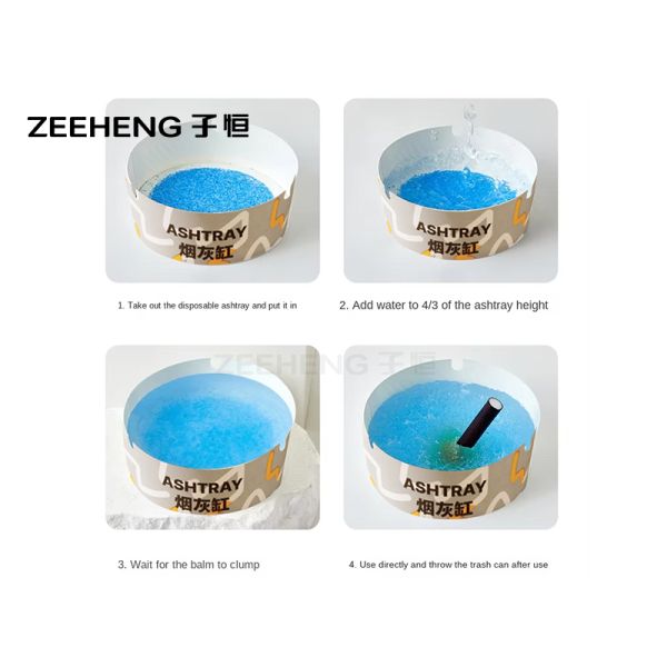 6oz Capacity Eco Friendly Disposable Ashtray Easy to Clean Ideal for Restaurants Bars and Offices