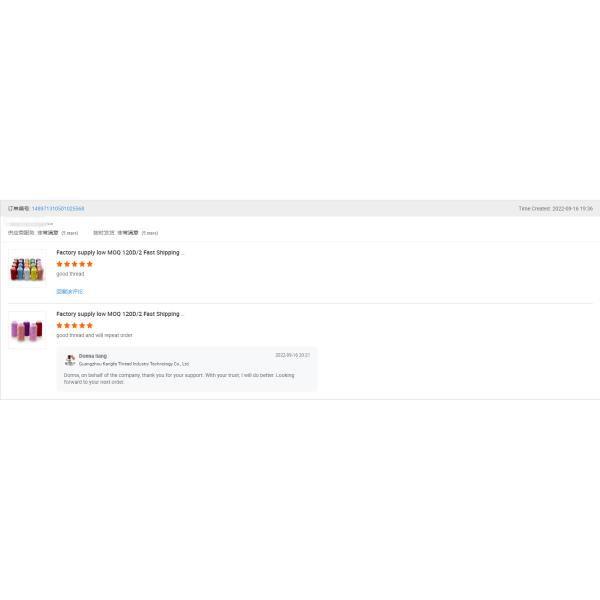 5000Y Largo hilo de bordado de rama de poliéster hilo de algodón para bordado de punto cruzado