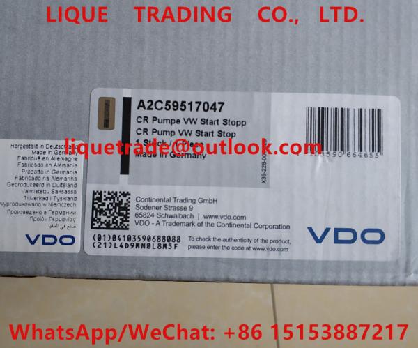 SIEMENS VDO Common rail fuel pump 5WS40836, 5WS40891, A2C59517047 for AUDI, VW, SEAT, SKODA 03L130755AN, 03L130755E