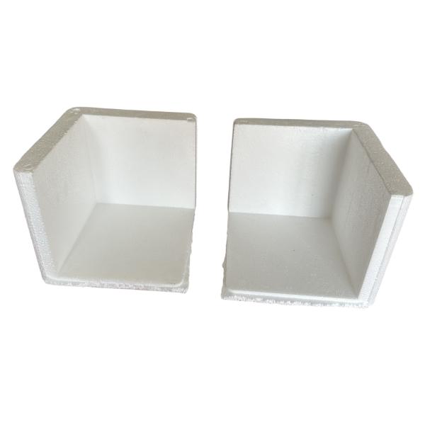 Protéger les coins en mousse EPS produits électroniques sur mesure, portes et fenêtres, tables et chaises et autres produits fragiles Protection contre les collisions sous angle droit pendant le transport