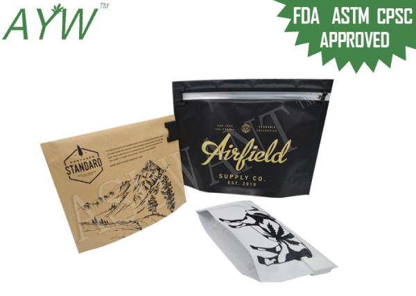 Smell Proof Promotion Child Proof Zipper Bags Compliant With Government Regulations