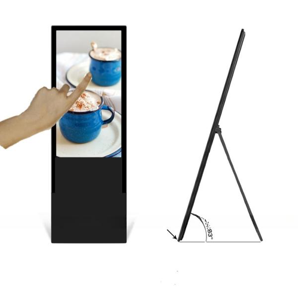 Moniteur tactile de publicité numérique 32 43 49 55 LED LCD E-Menu pour café restaurant